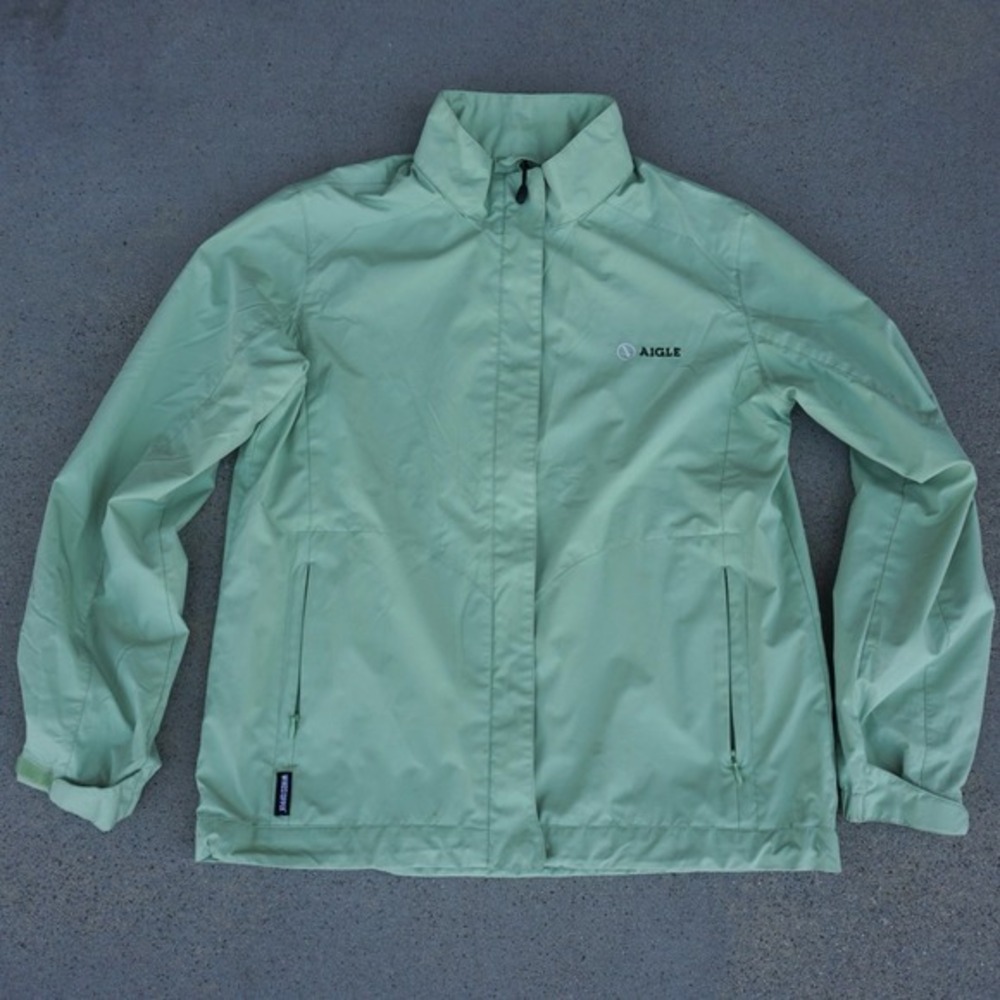 Aigle Lightweight‎ Jacket Teal Blue Womens Size Medium